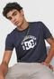 Camiseta DC Shoes Flame Logo Azul-Marinho - Marca DC Shoes