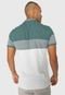 Camisa Polo Mr Kitsch Reta Color Block Verde/Cinza - Marca MR. KITSCH