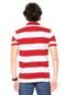 Camisa Polo Tommy Hilfiger Listrada Branca/Vermelha - Marca Tommy Hilfiger