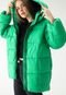 Jaqueta Puffer Only Max Verde - Marca Only