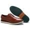 Sapato Derby Casual Verona Preto 21000 Marrom - Marca Tchwm Shoes