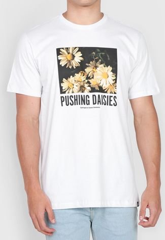 Camiseta Element Pushing Daisies Branca