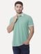 Polo Aramis Masculina Piquet Duplo Gola Jacquard Verde Claro - Marca Aramis