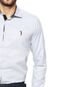 Camisa Aleatory Mini Print Branca/Roxo - Marca Aleatory