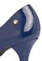 Scarpin Usaflex Bico Fino Azul - Marca Usaflex
