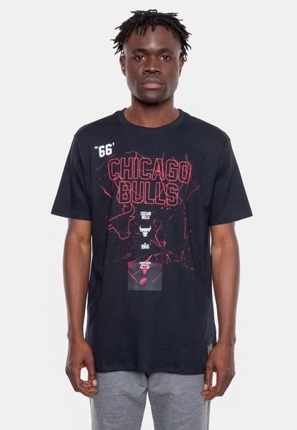 Camiseta NBA Thunder Chicago Bulls Preta - Marca NBA