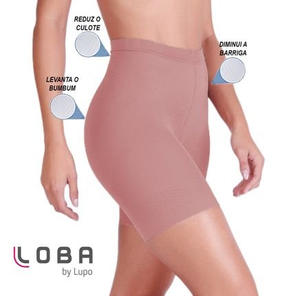 Cinta Shorts UP-LINE Loba Diminui e Modela a Cintura Nude - Marca Lupo