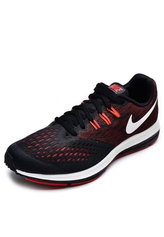 Tênis Nike Zoom Winflo 4 Preto/Vermelho/Branco