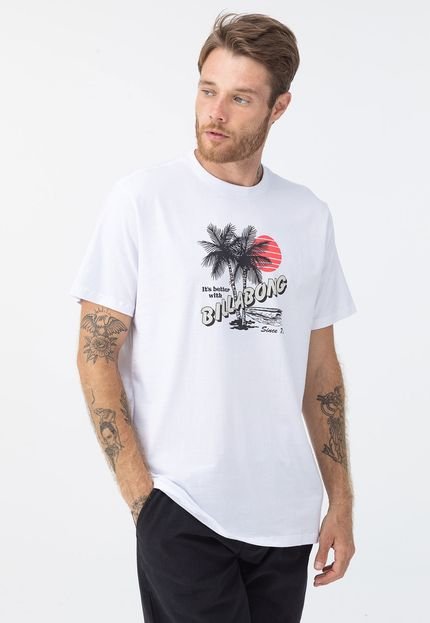 Camiseta Billabong Reta Tourist Branca - Marca Billabong