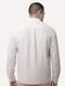 Camisa Ellus Masculina Regular Linen Blend Breeze Italian Xadrez Off-White - Marca Ellus