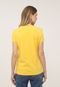 Camiseta Tommy Hilfiger Reta Logo Amarela - Marca Tommy Hilfiger