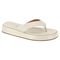 Tamanco Feminino Chinelo Flatform Dedo Moda Branco - Marca Nanda Manu