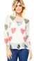 Blusa Manga Longa Mrs. Candy Heart Off-White - Marca Mrs. Candy