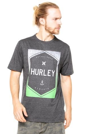 Camiseta Hurley Knocked Out Preta