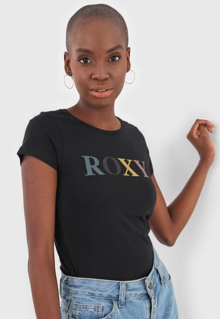 Camiseta Roxy Four Side Preta - Marca Roxy