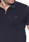 Camisa Polo Aramis Slim Listras Azul-Marinho - Marca Aramis