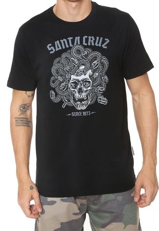 Camiseta Santa Cruz Medusa Preta