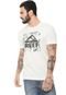 Camiseta Reef Leaves Brand Off-White - Marca Reef