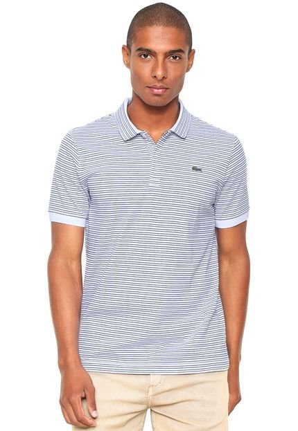 Camisa Polo Lacoste L!VE Listrada Branca - Marca Lacoste