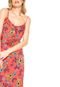 Vestido Acrobat Longo Estampado Coral - Marca Acrobat