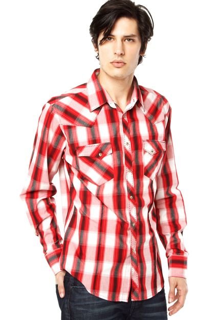 Camisa Wrangler Casual Vermelha - Marca Wrangler