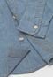 Camisa Jeans GAP Bolso Azul - Marca GAP