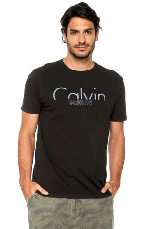 Camiseta Calvin Klein Estampada Branca Camiseta Calvin, 58% OFF