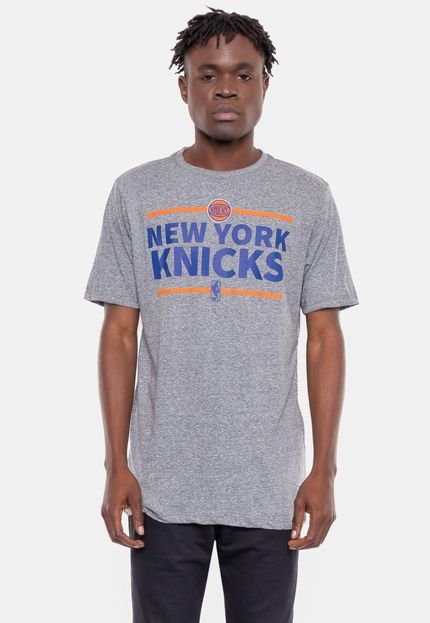 Camiseta NBA Mouline New York Knicks Cinza - Marca NBA