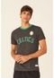 Camiseta Mitchell & Ness Estampada Boston Celtics Cinza Mescla Escuro - Marca Mitchell & Ness
