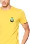 Camiseta Redley Coqueiro Amarela - Marca Redley