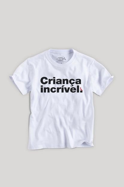 Camiseta Sb Criança Incrível Reserva Mini Branco - Marca Reserva Mini
