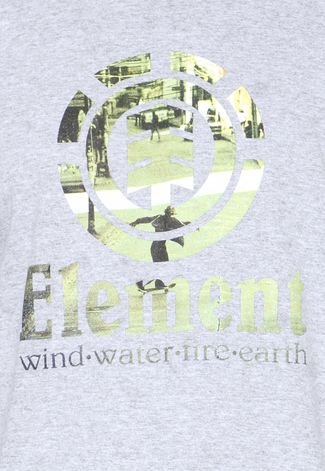 Camiseta Element Fragment Cinza