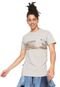Camiseta Billabong Die Cut Stripe Bege - Marca Billabong