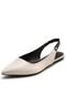 Sapatilha Couro Jorge Bischoff Slingback Nude - Marca Jorge Bischoff