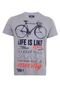 Camiseta Forum Muscle Bike Life Cinza - Marca Forum