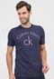 Camiseta Calvin Klein Lettering Azul-Marinho - Marca Calvin Klein