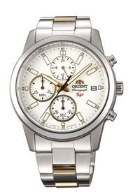 Reloj Orient FKU00001W Cronografo 100% Original-blanco