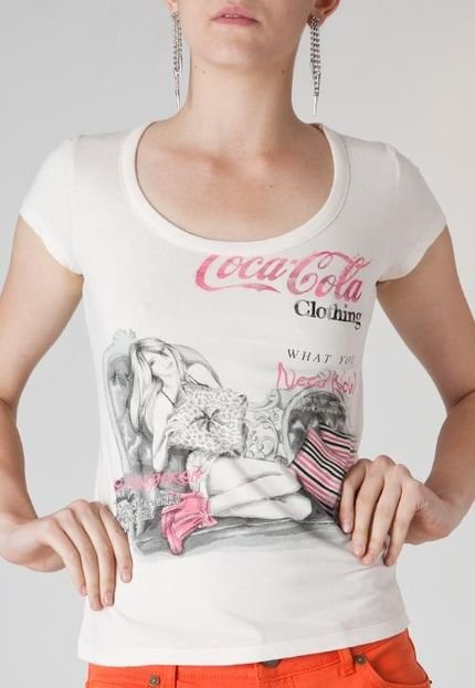 Blusa Small Inspire Off-white - Marca Coca-Cola Jeans
