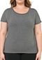 Blusa LND Lunender Mais Mulher Plus Lisa Grafite - Marca LND Lunender Mais Mulher Plus