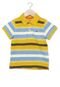 Camisa Polo Tommy Hilfiger Kids Infantil Listras Amarela/Azul - Marca Tommy Hilfiger Kids