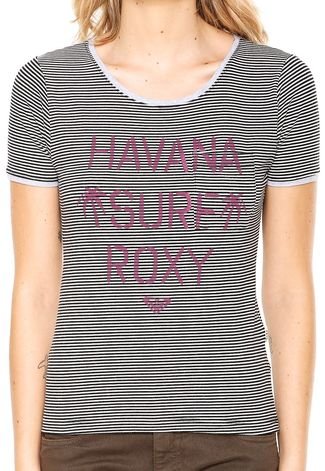 Camiseta Roxy Havana Surf Preta