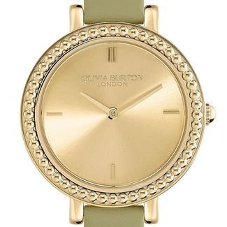Relógio Olivia Burton Vintage Bead Feminino Couro Verde - 24000164