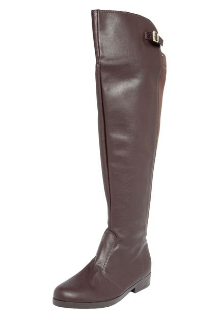 Bota FiveBlu Over Knee Marrom - Marca FiveBlu