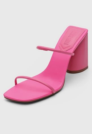 Tamanco Dafiti Shoes Tramado Rosa - Compre Agora