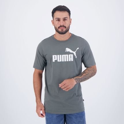 Camiseta Puma ESS Logo Cinza Escuro - Marca Puma