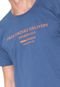 Camiseta Forum Lettering Azul - Marca Forum
