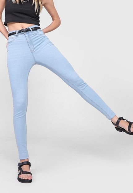 Calça Jeans Malwee Skinny Pesponto Azul - Marca Malwee