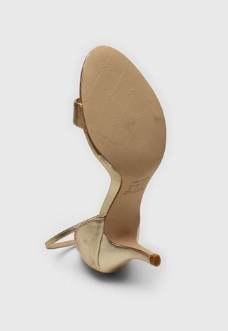 Sandália Capodarte Metalizada Dourada