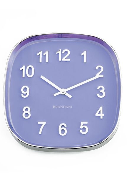 Relógio de Parede Brandani Vintage Roxo - Marca Brandani