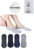 Kit 4 Pares De Meias Femininas Sapatilhas Invisível Soquete Algodao Premium - Marca INCONXBRAND